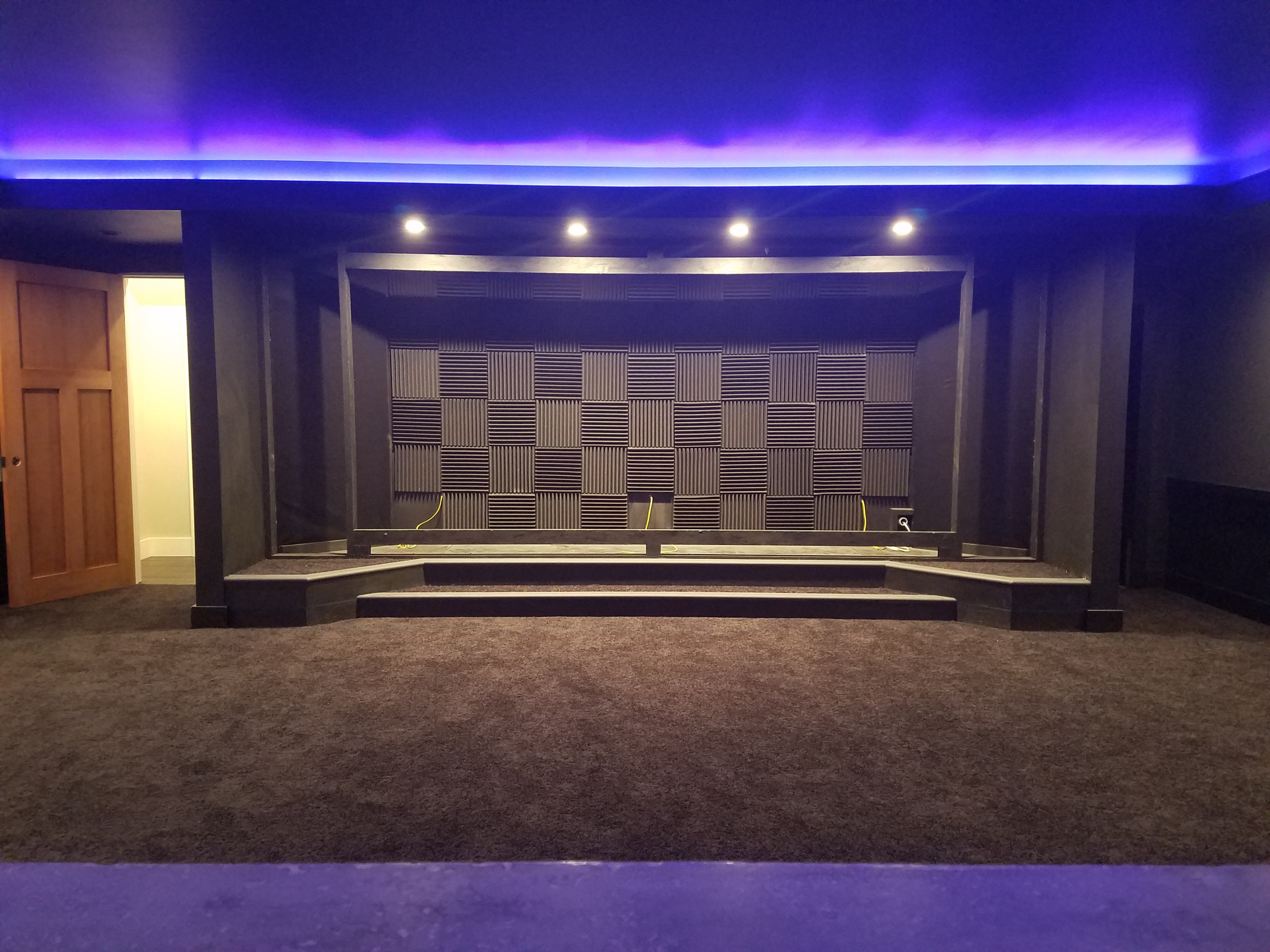 Home Theater Stage Building On The
