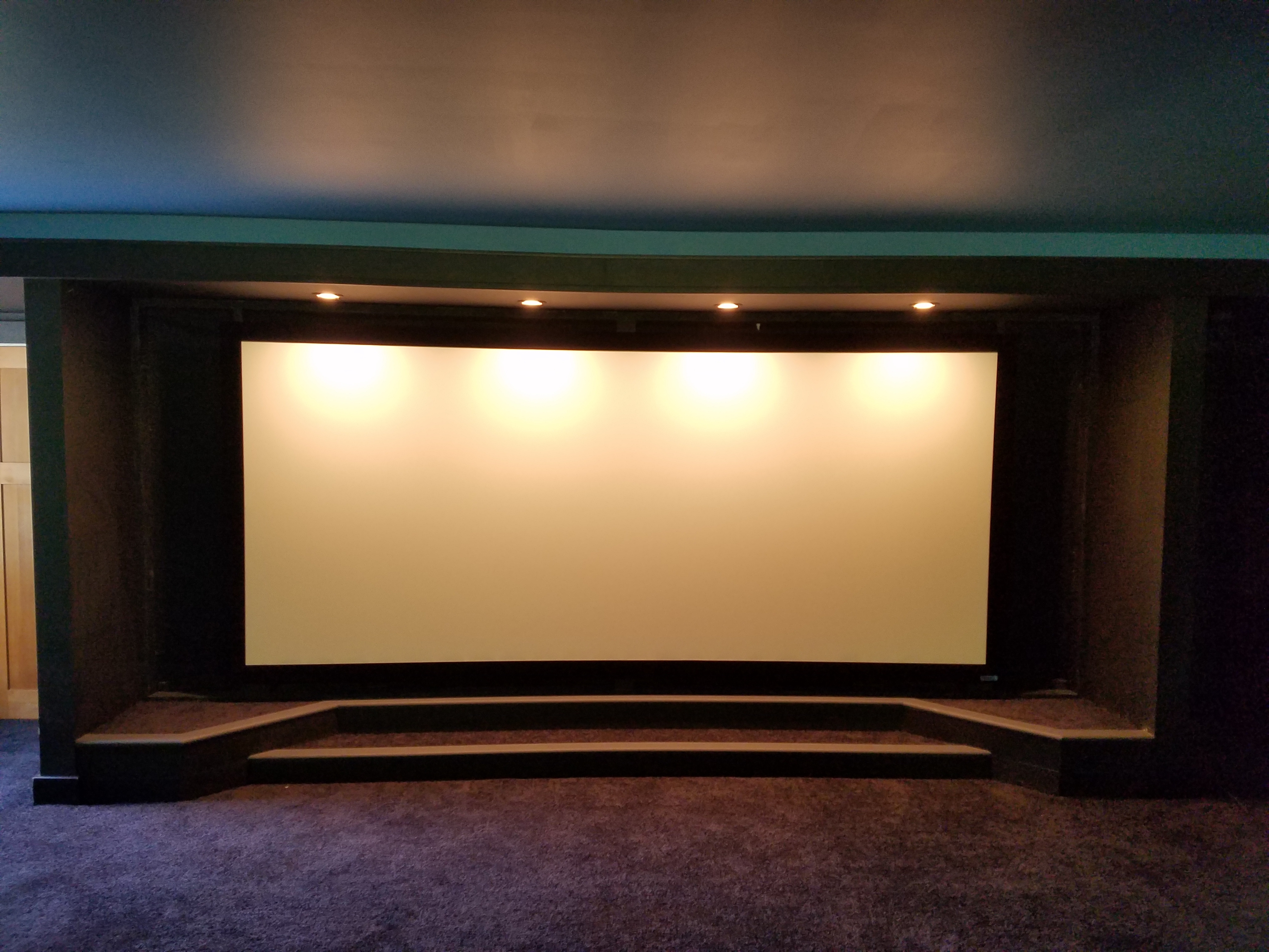 Home Theater Stage Building On The