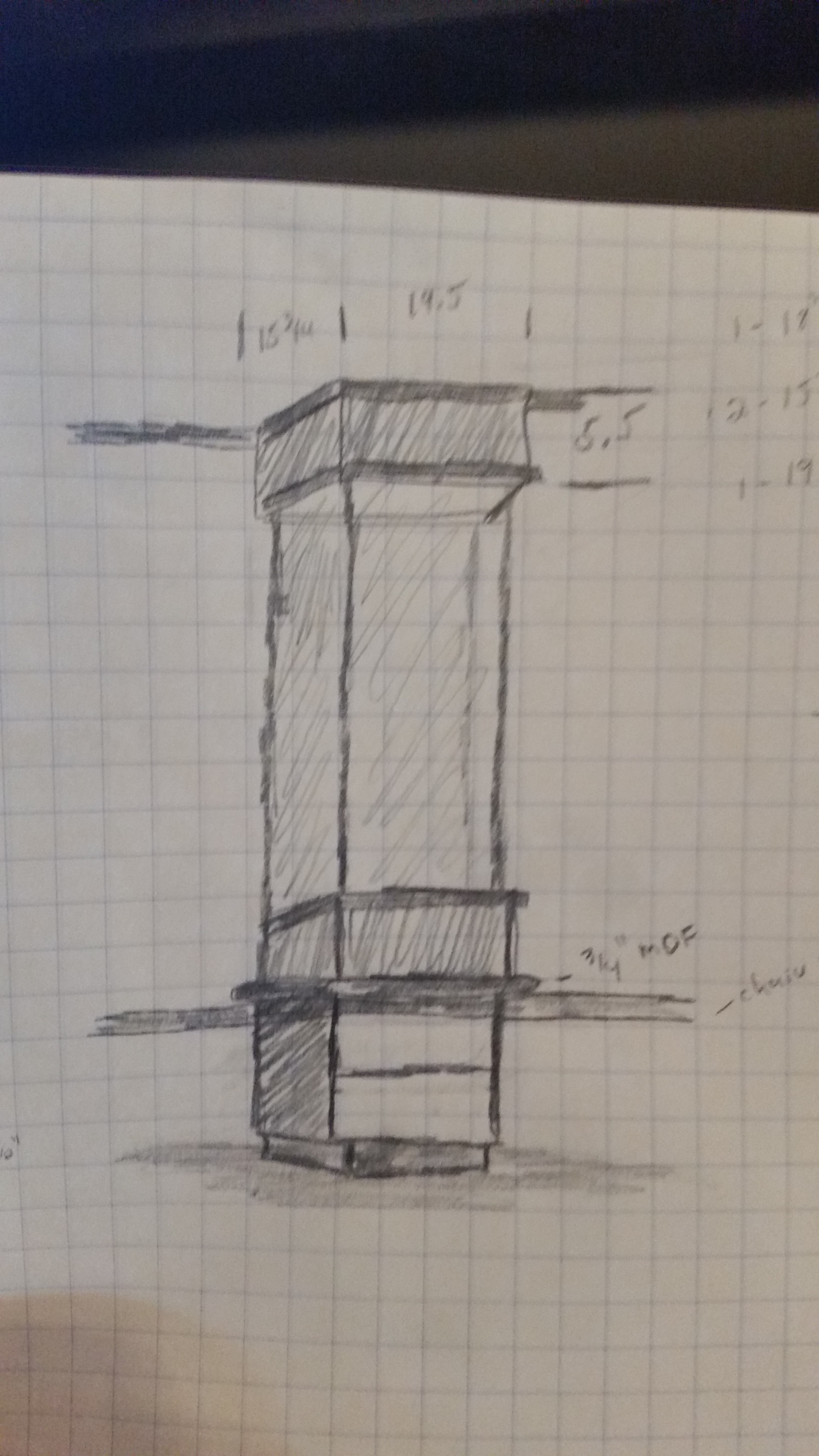 Column Design Drawing